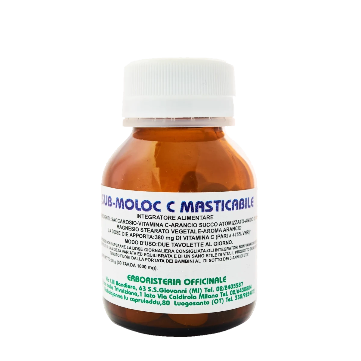 Sub Moloc Vitamina C Masticabile